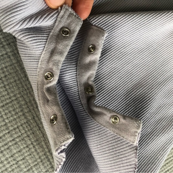 Millk Ribbed Weekly Onesie in Lavender - Picture 3 of 3